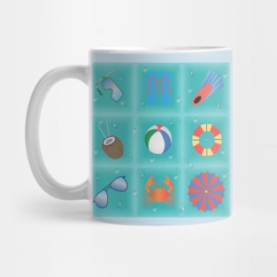 Summer beach accessories Mug